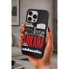 BG AKSESUAR iPhone 15 Pro Uyumlu Ayyıldız Desenli Kamera Korumalı Darbelere Dayanıklı Kılıf