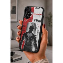 BG AKSESUAR iPhone 16 Uyumlu Motivasyon Desenli Kamera Korumalı Darbelere Dayanıklı Kılıf