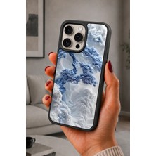 BG AKSESUAR iPhone 15 Pro Uyumlu Çam Desenli Kamera Korumalı Darbelere Dayanıklı Kılıf