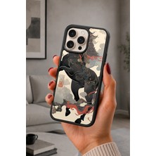 BG AKSESUAR iPhone 16 Pro Max Uyumlu Horse Desenli Kamera Korumalı Darbelere Dayanıklı Kılıf