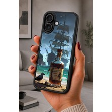 BG AKSESUAR iPhone 16 Uyumlu Şişe Desenli Kamera Korumalı Darbelere Dayanıklı Kılıf
