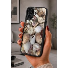 BG AKSESUAR iPhone 16 Uyumlu Istiridye Desenli Kamera Korumalı Darbelere Dayanıklı Kılıf