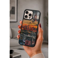 BG AKSESUAR iPhone 16 Pro Max Uyumlu Köprü Desenli Kamera Korumalı Darbelere Dayanıklı Kılıf