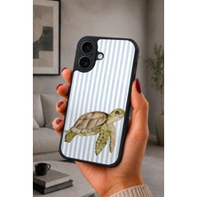 BG AKSESUAR iPhone 17 Uyumlu Kaplumbağa Desenli Kamera Korumalı Darbelere Dayanıklı Kılıf