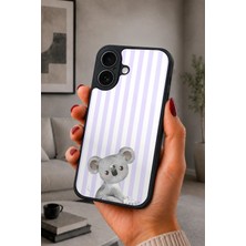 BG AKSESUAR iPhone 17 Uyumlu Koala Desenli Kamera Korumalı Darbelere Dayanıklı Kılıf