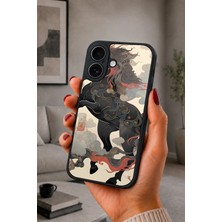 BG AKSESUAR iPhone 17 Uyumlu Horse Desenli Kamera Korumalı Darbelere Dayanıklı Kılıf