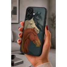 BG AKSESUAR iPhone 16 Uyumlu Barokat Desenli Kamera Korumalı Darbelere Dayanıklı Kılıf