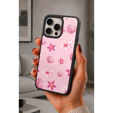 BG AKSESUAR iPhone 15 Pro Max Uyumlu Denizyıldızı Desenli Kamera Korumalı Darbelere Dayanıklı Kılıf