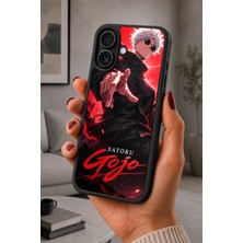BG AKSESUAR iPhone 16 Uyumlu Gojo Desenli Kamera Korumalı Darbelere Dayanıklı Kılıf
