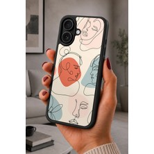 BG AKSESUAR iPhone 16 Uyumlu Boho Desenli Kamera Korumalı Darbelere Dayanıklı Kılıf