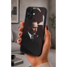 BG AKSESUAR iPhone 16 Plus Uyumlu Vatan Desenli Kamera Korumalı Darbelere Dayanıklı Kılıf