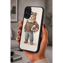 BG AKSESUAR iPhone 16 Uyumlu Pilotayı Desenli Kamera Korumalı Darbelere Dayanıklı Kılıf
