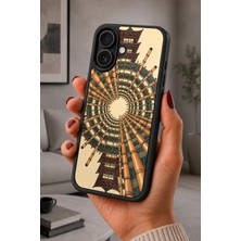 BG AKSESUAR iPhone 16 Uyumlu Bambu Desenli Kamera Korumalı Darbelere Dayanıklı Kılıf