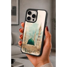 BG AKSESUAR iPhone 15 Pro Uyumlu Medine Desenli Kamera Korumalı Darbelere Dayanıklı Kılıf