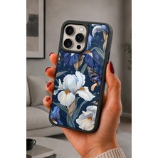 BG AKSESUAR iPhone 15 Pro Uyumlu Iris Desenli Kamera Korumalı Darbelere Dayanıklı Kılıf