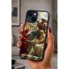 BG AKSESUAR iPhone 15 Uyumlu Mitoloji Desenli Kamera Korumalı Darbelere Dayanıklı Kılıf