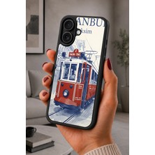 BG AKSESUAR iPhone 16 Uyumlu Taksim Desenli Kamera Korumalı Darbelere Dayanıklı Kılıf