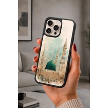 BG AKSESUAR iPhone 16 Pro Uyumlu Medine Desenli Kamera Korumalı Darbelere Dayanıklı Kılıf