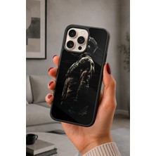 BG AKSESUAR iPhone 16 Pro Uyumlu Dövüşçü Desenli Kamera Korumalı Darbelere Dayanıklı Kılıf
