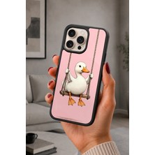 BG AKSESUAR iPhone 16 Pro Uyumlu Salıncak Desenli Kamera Korumalı Darbelere Dayanıklı Kılıf
