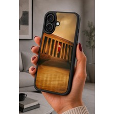 BG AKSESUAR iPhone 16 Uyumlu Anıt Desenli Kamera Korumalı Darbelere Dayanıklı Kılıf
