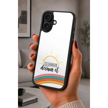 BG AKSESUAR iPhone 16 Plus Uyumlu Işıldama Desenli Kamera Korumalı Darbelere Dayanıklı Kılıf