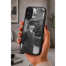 BG AKSESUAR iPhone 16 Uyumlu Payidar Desenli Kamera Korumalı Darbelere Dayanıklı Kılıf