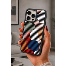 BG AKSESUAR iPhone 15 Pro Max Uyumlu Küre Desenli Kamera Korumalı Darbelere Dayanıklı Kılıf