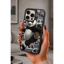 BG AKSESUAR iPhone 15 Pro Uyumlu Po Desenli Kamera Korumalı Darbelere Dayanıklı Kılıf