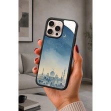 BG AKSESUAR iPhone 16 Pro Max Uyumlu Cami Desenli Kamera Korumalı Darbelere Dayanıklı Kılıf