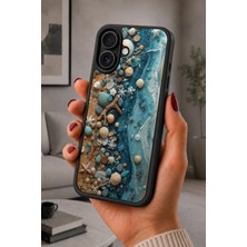 BG AKSESUAR iPhone 16 Uyumlu Kabuk Desenli Kamera Korumalı Darbelere Dayanıklı Kılıf