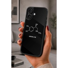 BG AKSESUAR iPhone 16 Uyumlu Epinefrin Desenli Kamera Korumalı Darbelere Dayanıklı Kılıf