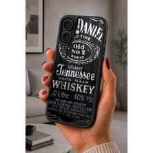 BG AKSESUAR iPhone 16 Uyumlu Viski Desenli Kamera Korumalı Darbelere Dayanıklı Kılıf