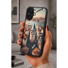 BG AKSESUAR iPhone 16 Uyumlu Boğaz Desenli Kamera Korumalı Darbelere Dayanıklı Kılıf