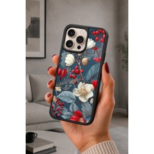 BG AKSESUAR iPhone 16 Pro Max Uyumlu Winter Desenli Kamera Korumalı Darbelere Dayanıklı Kılıf