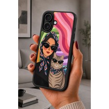 BG AKSESUAR iPhone 16 Uyumlu Fular Desenli Kamera Korumalı Darbelere Dayanıklı Kılıf