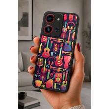 BG AKSESUAR Reeder S19 Max Pro S 108MP / Zoom Uyumlu Enstrüman Desenli Kamera Korumalı Darbelere Dayanıklı Kılıf