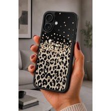 BG AKSESUAR iPhone 16 Uyumlu Leopargeçiş Desenli Kamera Korumalı Darbelere Dayanıklı Kılıf