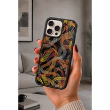 BG AKSESUAR iPhone 16 Pro Uyumlu Çizgi Desenli Kamera Korumalı Darbelere Dayanıklı Kılıf