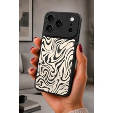 BG AKSESUAR iPhone 17 Pro Uyumlu Mermer Desenli Kamera Korumalı Darbelere Dayanıklı Kılıf