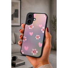 BG AKSESUAR iPhone 17 Uyumlu Çiçekkalp Desenli Kamera Korumalı Darbelere Dayanıklı Kılıf