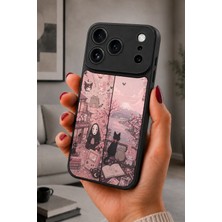 BG AKSESUAR iPhone 17 Pro Uyumlu Ghibli Desenli Kamera Korumalı Darbelere Dayanıklı Kılıf