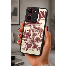 BG AKSESUAR Reeder S19 Max Pro S 108MP / Zoom Uyumlu Mushroom Desenli Kamera Korumalı Darbelere Dayanıklı Kılıf