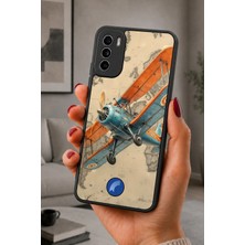 BG AKSESUAR Reeder S19 Max Pro S Uyumlu Biplan Desenli Kamera Korumalı Darbelere Dayanıklı Kılıf