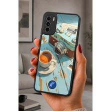 BG AKSESUAR Reeder S19 Max Pro S Uyumlu Kamera Desenli Kamera Korumalı Darbelere Dayanıklı Kılıf