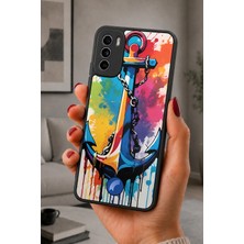 BG AKSESUAR Reeder S19 Max Pro S Uyumlu Çapa Desenli Kamera Korumalı Darbelere Dayanıklı Kılıf