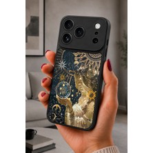 BG AKSESUAR iPhone 17 Pro Uyumlu Kehanet Desenli Kamera Korumalı Darbelere Dayanıklı Kılıf