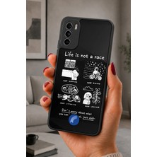 BG AKSESUAR Reeder S19 Max Pro S Uyumlu Sakinlik Desenli Kamera Korumalı Darbelere Dayanıklı Kılıf