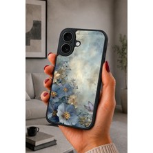BG AKSESUAR iPhone 17 Uyumlu Botanik Desenli Kamera Korumalı Darbelere Dayanıklı Kılıf