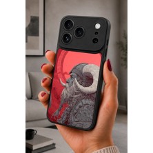 BG AKSESUAR iPhone 17 Pro Max Uyumlu Viking Desenli Kamera Korumalı Darbelere Dayanıklı Kılıf